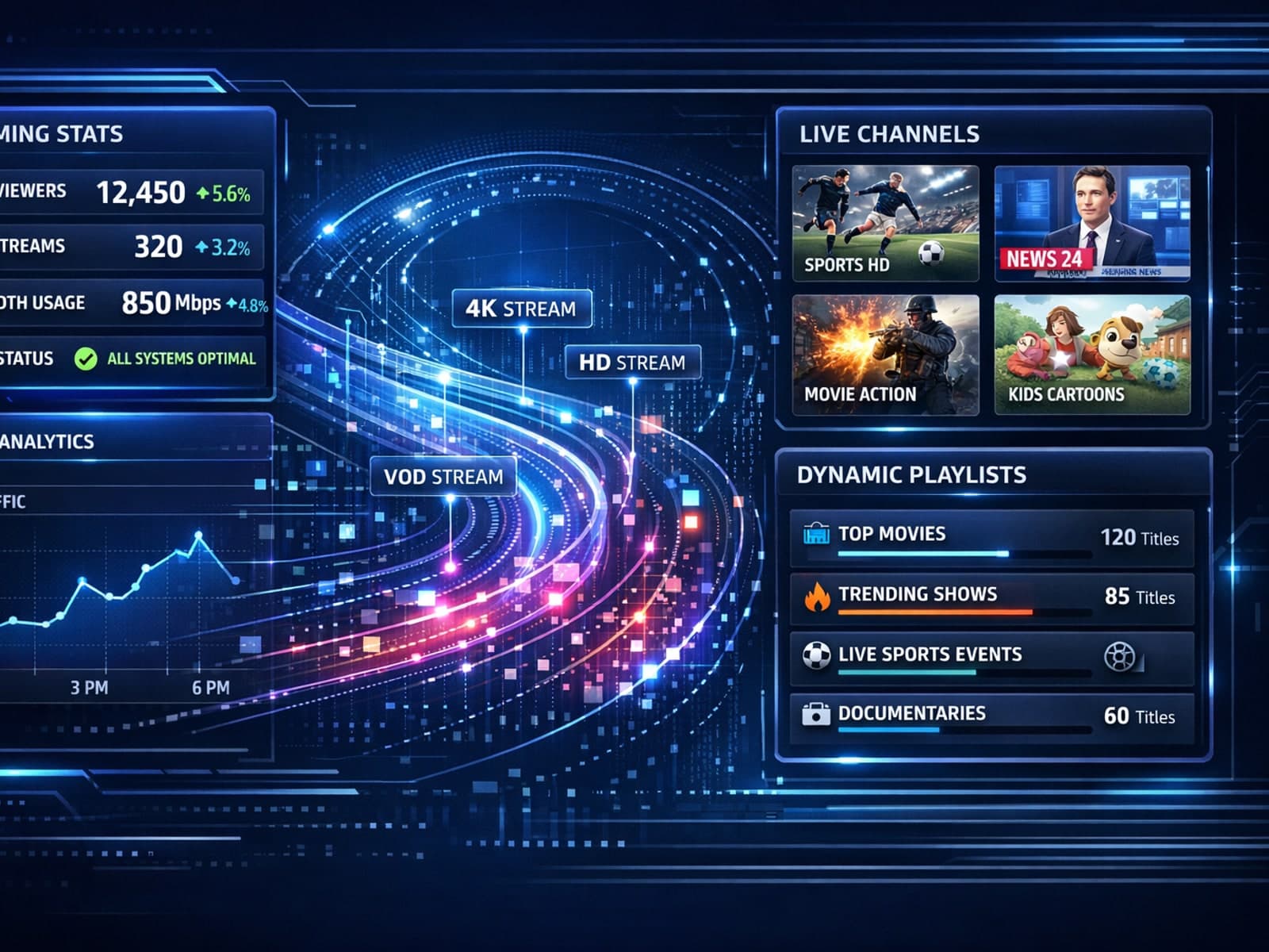 Comparison of IPTV streaming playlist formats Xtream Codes and M3U